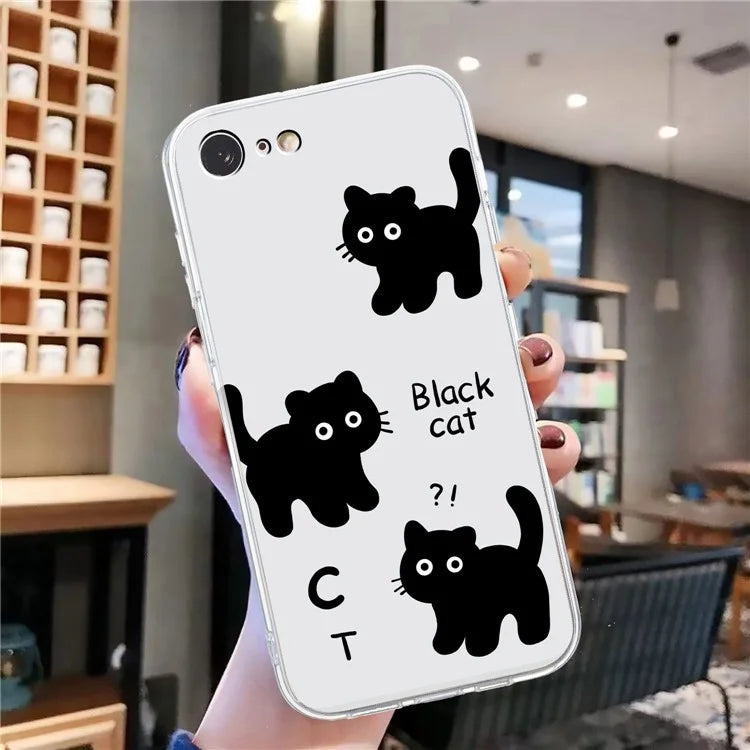 For iPhone 7 / 8 / SE (2020) / SE (2022) Case Printed Pattern TPU Phone Back Cover