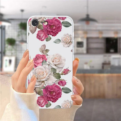 For iPhone 7 / 8 / SE (2020) / SE (2022) Case Printed Pattern TPU Phone Back Cover
