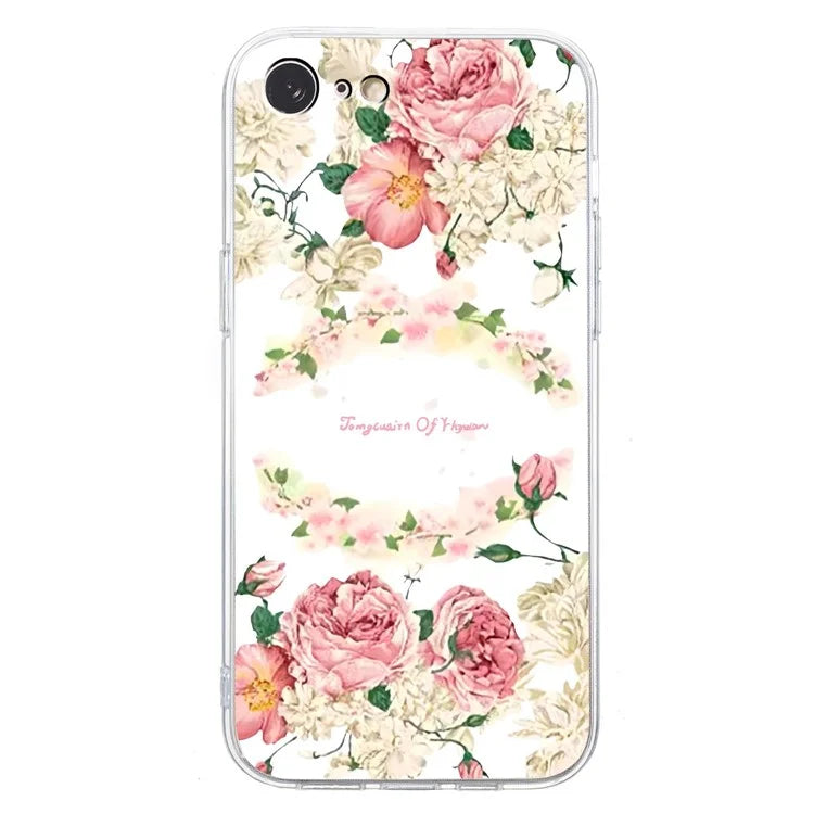 For iPhone 7 / 8 / SE (2020) / SE (2022) Case Printed Pattern TPU Phone Back Cover