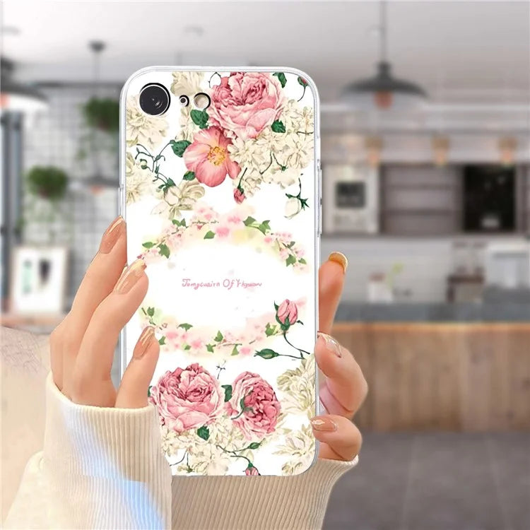 For iPhone 7 / 8 / SE (2020) / SE (2022) Case Printed Pattern TPU Phone Back Cover