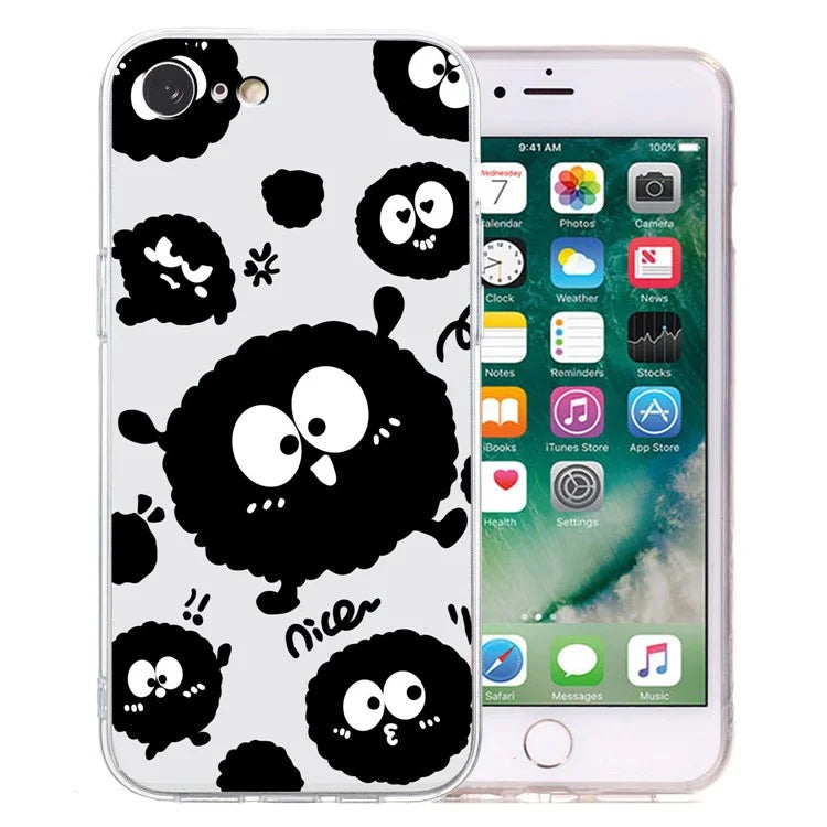 For iPhone 7 / 8 / SE (2020) / SE (2022) Case Printed Pattern TPU Phone Back Cover