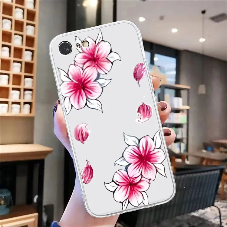 For iPhone 7 / 8 / SE (2020) / SE (2022) Case Printed Pattern TPU Phone Back Cover