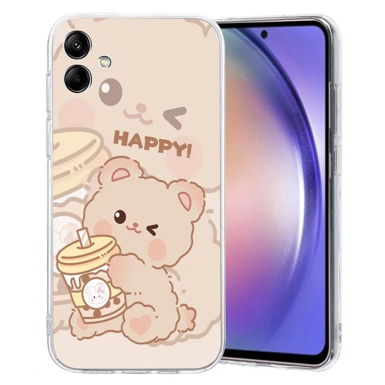For Samsung Galaxy A05 4G TPU Phone Case Pattern Printing Protective Back Cover