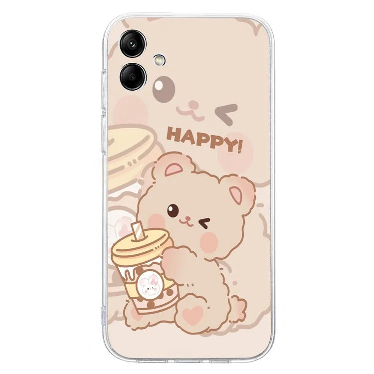 For Samsung Galaxy A05 4G TPU Phone Case Pattern Printing Protective Back Cover