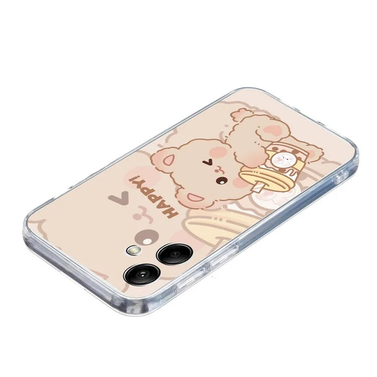 For Samsung Galaxy A05 4G TPU Phone Case Pattern Printing Protective Back Cover