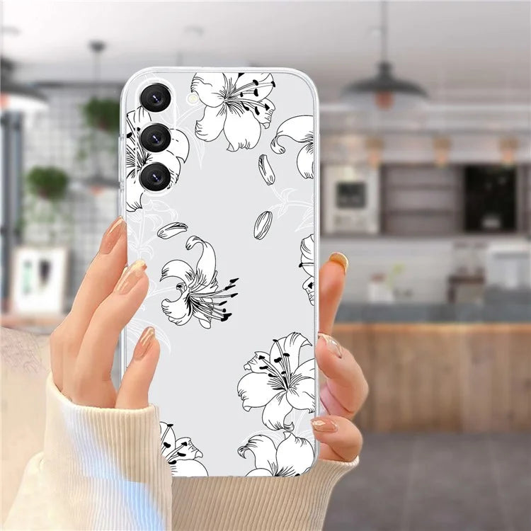 For Samsung Galaxy S23+ Shockproof Case Pattern Printing TPU Phone Cover