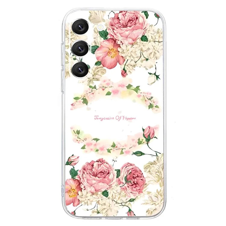 For Samsung Galaxy S23+ Shockproof Case Pattern Printing TPU Phone Cover