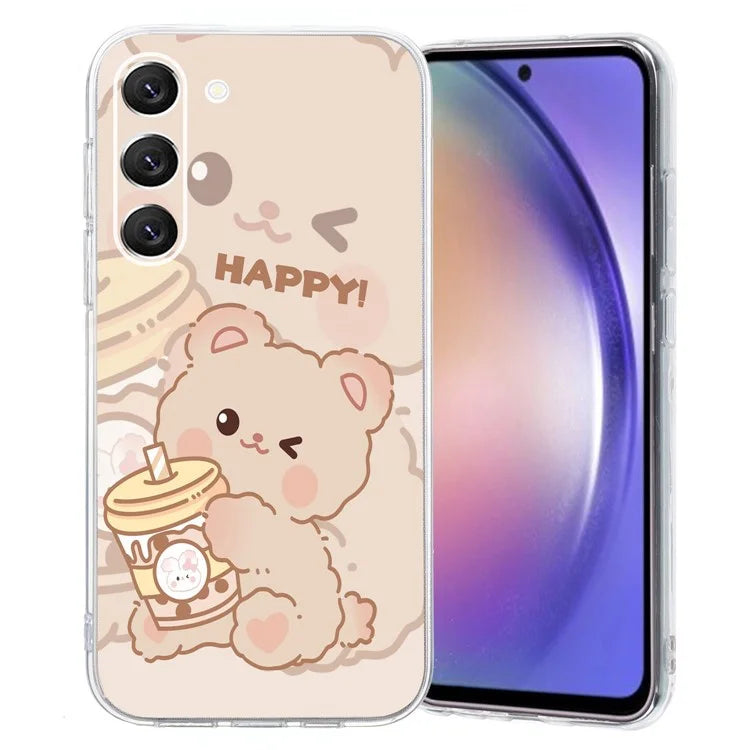 For Samsung Galaxy S23+ Shockproof Case Pattern Printing TPU Phone Cover