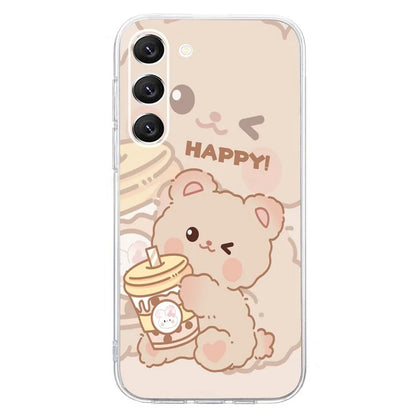 For Samsung Galaxy S23+ Shockproof Case Pattern Printing TPU Phone Cover