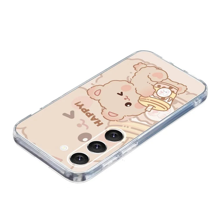 For Samsung Galaxy S23+ Shockproof Case Pattern Printing TPU Phone Cover