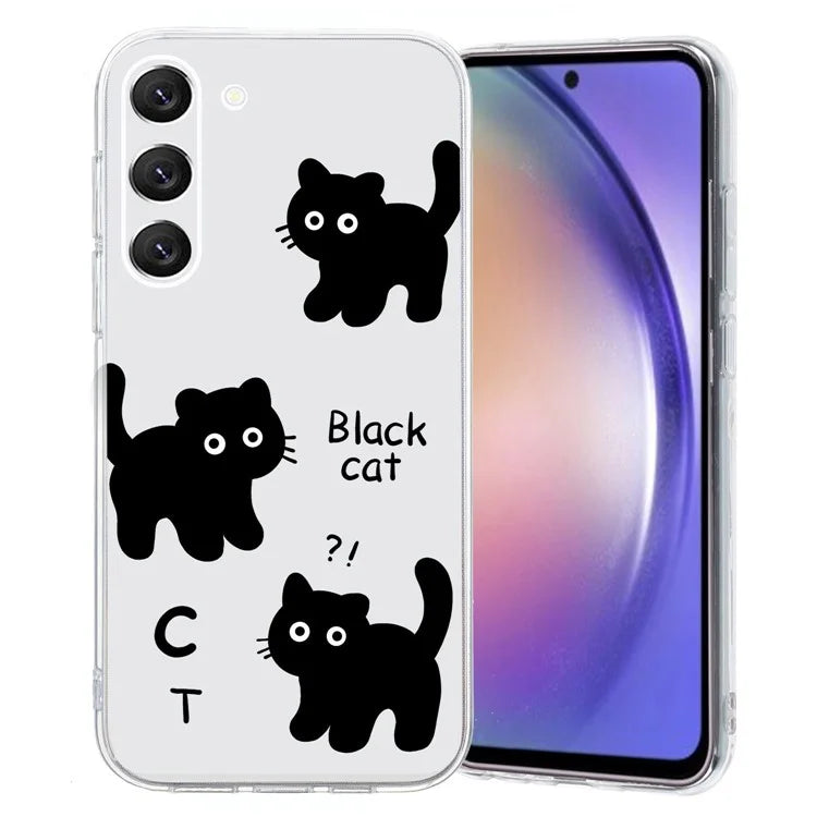 For Samsung Galaxy S23+ Shockproof Case Pattern Printing TPU Phone Cover
