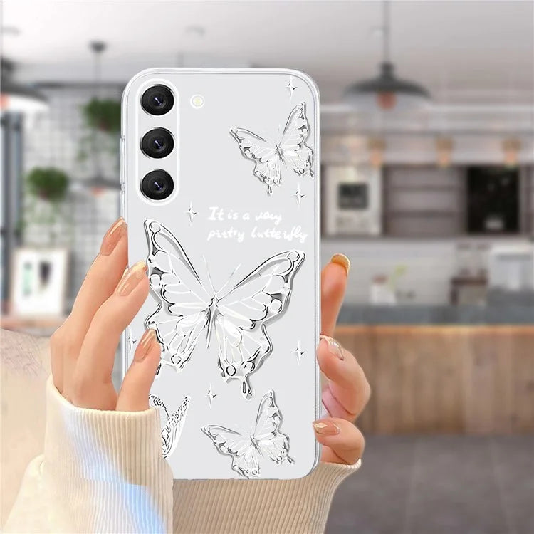For Samsung Galaxy S23 TPU Case Pattern Printed Phone Protective Cover
