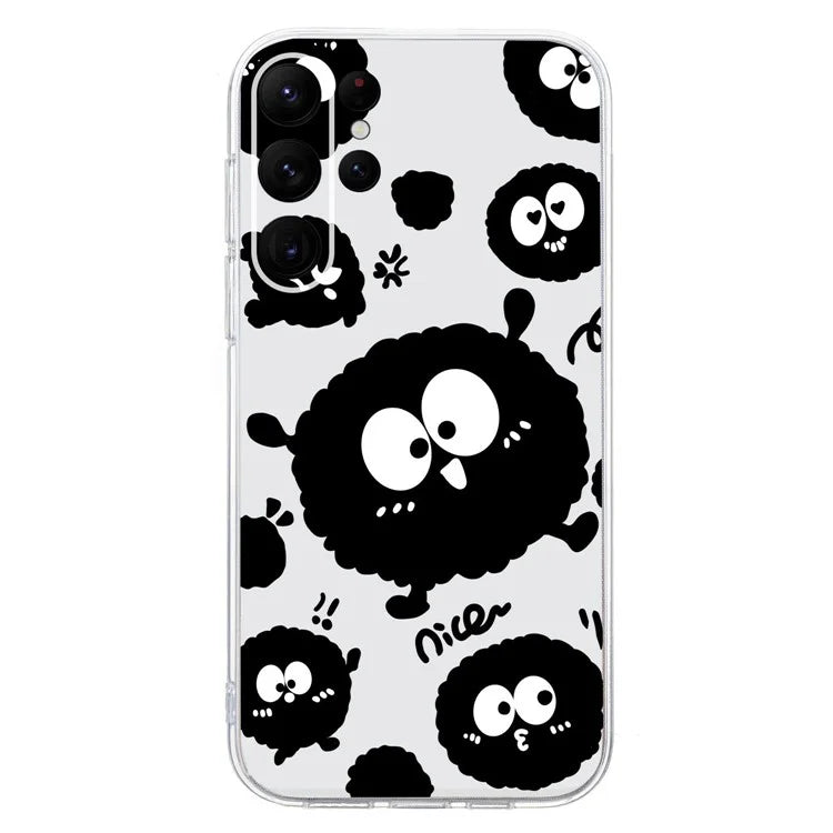 For Samsung Galaxy S23 Ultra Case Pattern Print TPU Phone Cover Precise Lens Protection