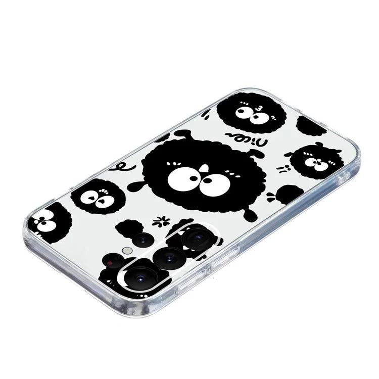For Samsung Galaxy S23 Ultra Case Pattern Print TPU Phone Cover Precise Lens Protection