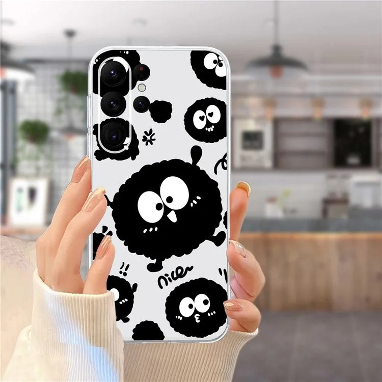 For Samsung Galaxy S23 Ultra Case Pattern Print TPU Phone Cover Precise Lens Protection