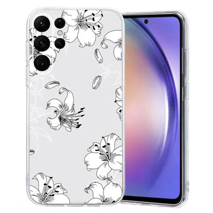 For Samsung Galaxy S23 Ultra Case Pattern Print TPU Phone Cover Precise Lens Protection
