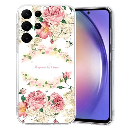 For Samsung Galaxy S23 Ultra Case Pattern Print TPU Phone Cover Precise Lens Protection