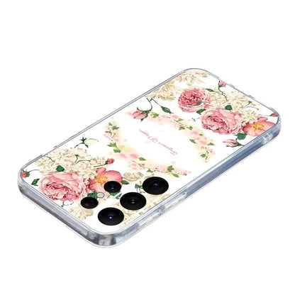 For Samsung Galaxy S23 Ultra Case Pattern Print TPU Phone Cover Precise Lens Protection