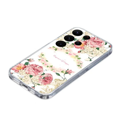 For Samsung Galaxy S23 Ultra Case Pattern Print TPU Phone Cover Precise Lens Protection