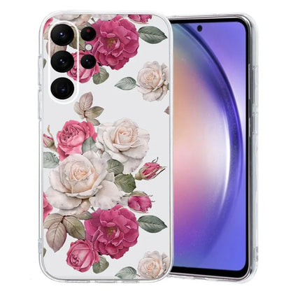 For Samsung Galaxy S23 Ultra Case Pattern Print TPU Phone Cover Precise Lens Protection