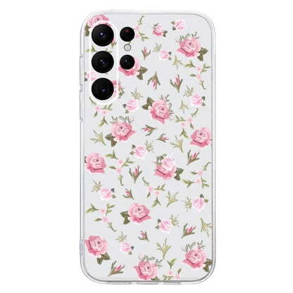 For Samsung Galaxy S23 Ultra Case Pattern Print TPU Phone Cover Precise Lens Protection