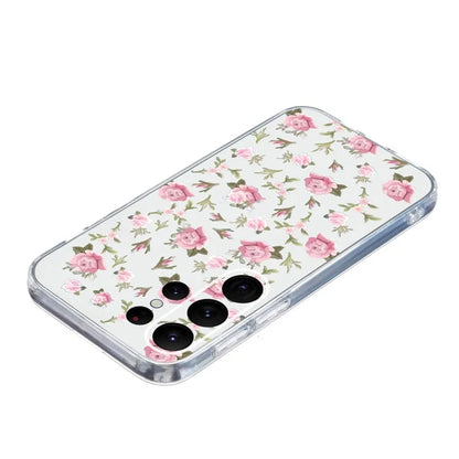 For Samsung Galaxy S23 Ultra Case Pattern Print TPU Phone Cover Precise Lens Protection
