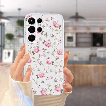 For Samsung Galaxy S23 Ultra Case Pattern Print TPU Phone Cover Precise Lens Protection