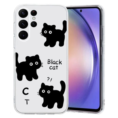 For Samsung Galaxy S23 Ultra Case Pattern Print TPU Phone Cover Precise Lens Protection