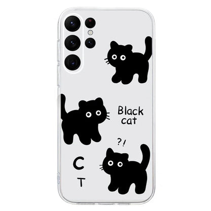 For Samsung Galaxy S23 Ultra Case Pattern Print TPU Phone Cover Precise Lens Protection