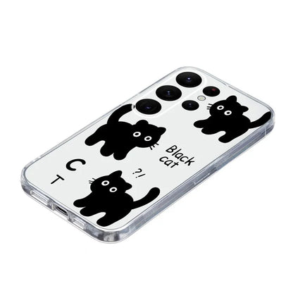 For Samsung Galaxy S23 Ultra Case Pattern Print TPU Phone Cover Precise Lens Protection