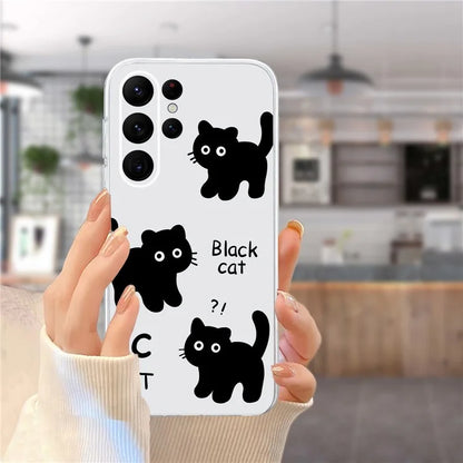 For Samsung Galaxy S23 Ultra Case Pattern Print TPU Phone Cover Precise Lens Protection