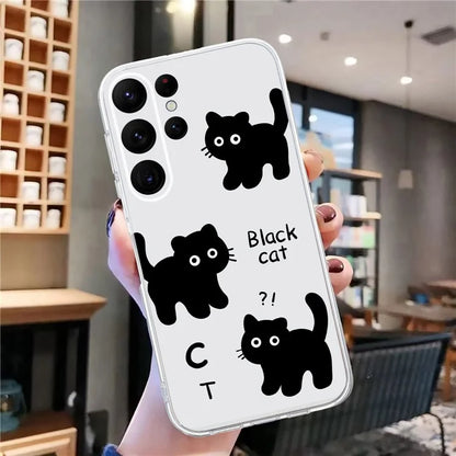 For Samsung Galaxy S23 Ultra Case Pattern Print TPU Phone Cover Precise Lens Protection
