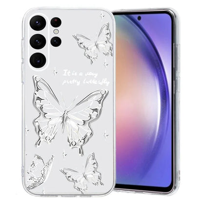 For Samsung Galaxy S23 Ultra Case Pattern Print TPU Phone Cover Precise Lens Protection