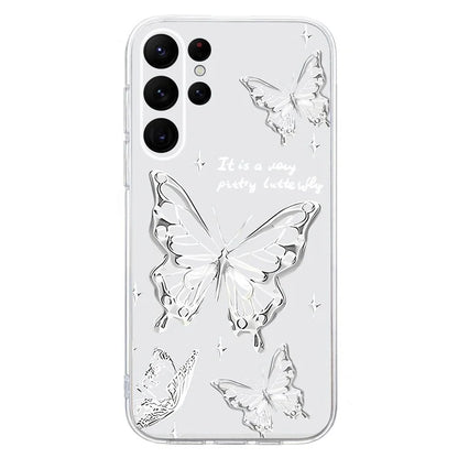 For Samsung Galaxy S23 Ultra Case Pattern Print TPU Phone Cover Precise Lens Protection