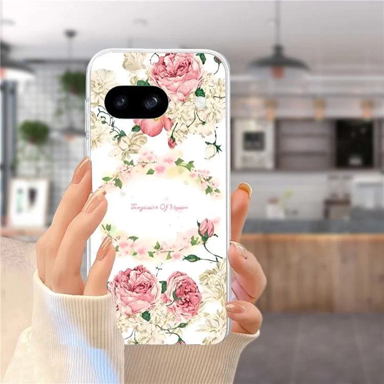 For Google Pixel 7a Case Anti-Drop Pattern Printing TPU Phone Cover