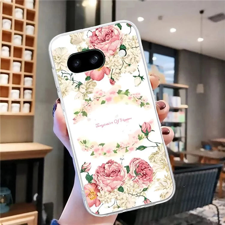 For Google Pixel 7a Case Anti-Drop Pattern Printing TPU Phone Cover