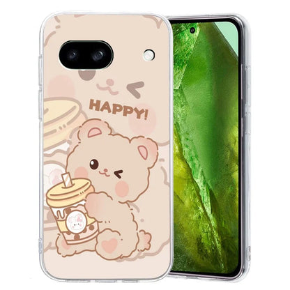 For Google Pixel 7a Case Anti-Drop Pattern Printing TPU Phone Cover