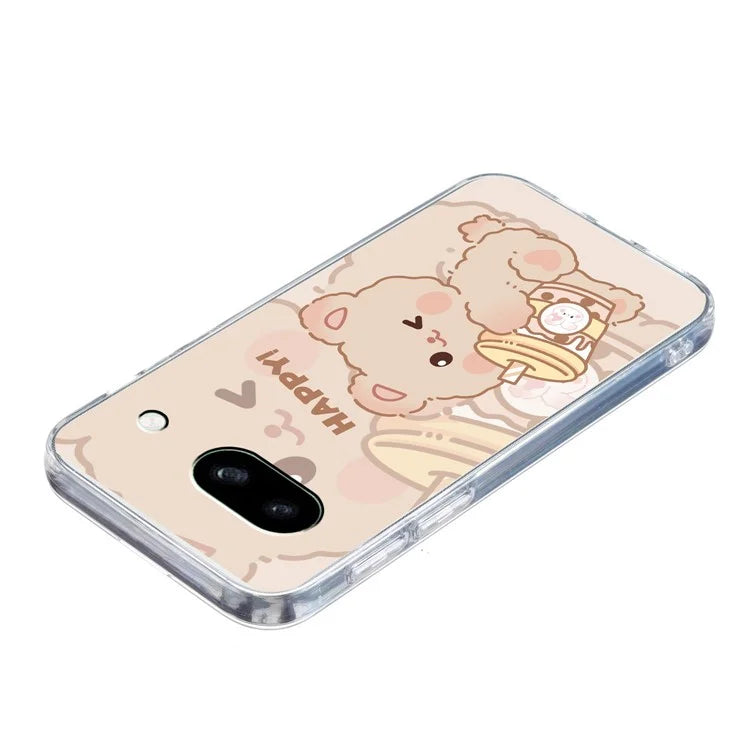 For Google Pixel 7a Case Anti-Drop Pattern Printing TPU Phone Cover