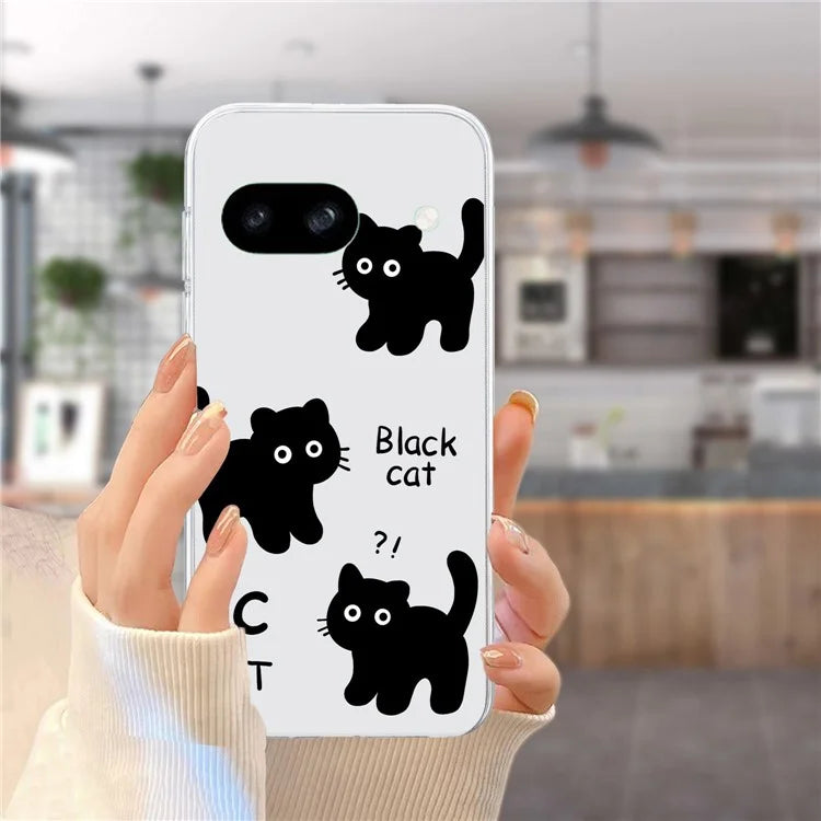 For Google Pixel 7a Case Anti-Drop Pattern Printing TPU Phone Cover