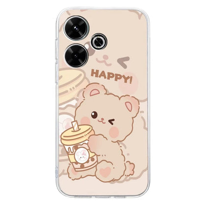For Xiaomi Redmi 13 4G Case Flexible TPU Mobile Phone Cover Pattern Printing