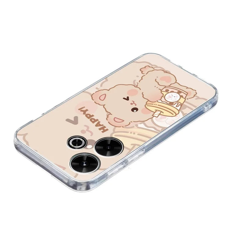 For Xiaomi Redmi 13 4G Case Flexible TPU Mobile Phone Cover Pattern Printing