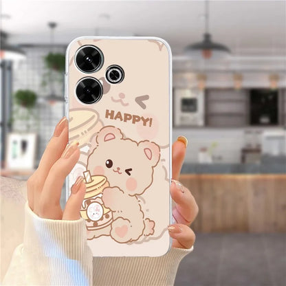 For Xiaomi Redmi 13 4G Case Flexible TPU Mobile Phone Cover Pattern Printing
