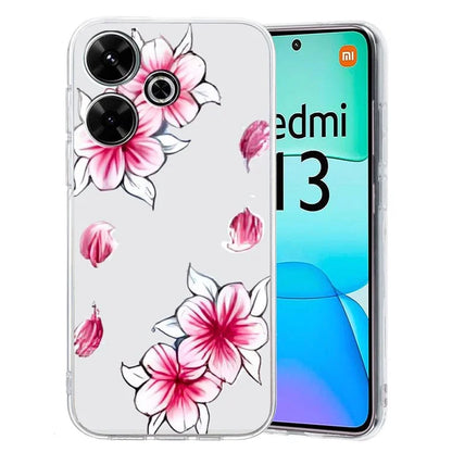 For Xiaomi Redmi 13 4G Case Flexible TPU Mobile Phone Cover Pattern Printing