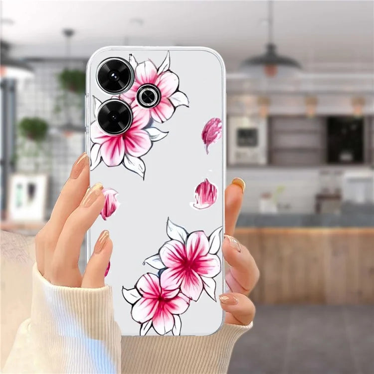 For Xiaomi Redmi 13 4G Case Flexible TPU Mobile Phone Cover Pattern Printing