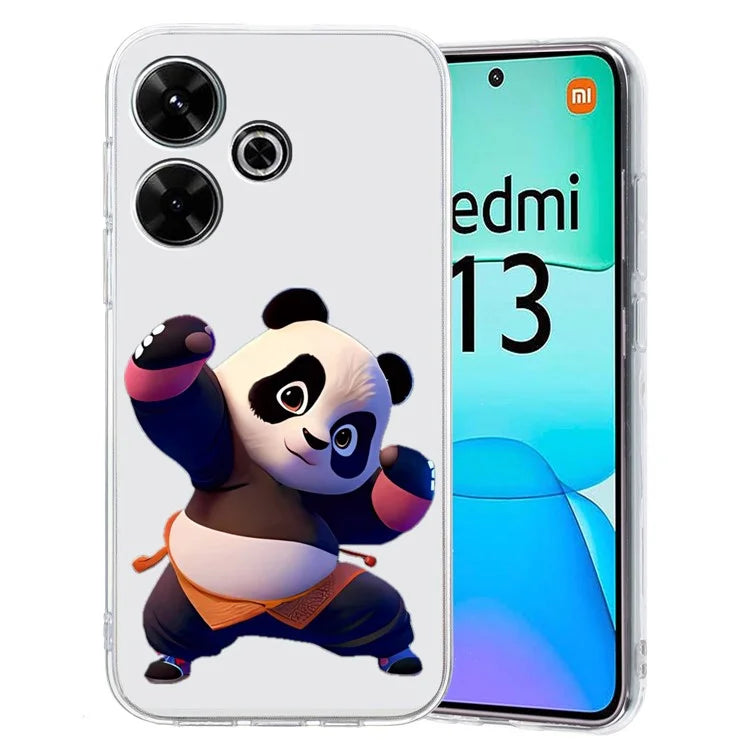 For Xiaomi Redmi 13 4G Case Flexible TPU Mobile Phone Cover Pattern Printing