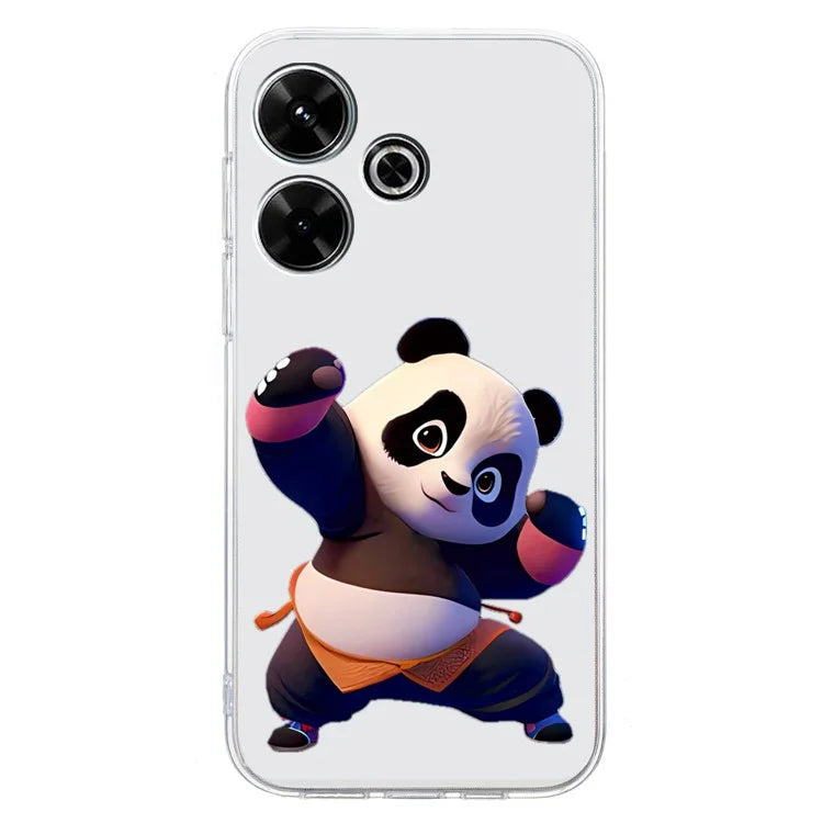 For Xiaomi Redmi 13 4G Case Flexible TPU Mobile Phone Cover Pattern Printing