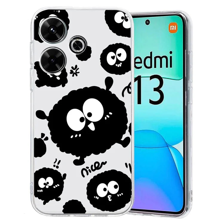 For Xiaomi Redmi 13 4G Case Flexible TPU Mobile Phone Cover Pattern Printing