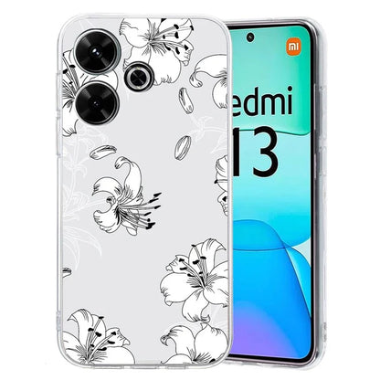 For Xiaomi Redmi 13 4G Case Flexible TPU Mobile Phone Cover Pattern Printing