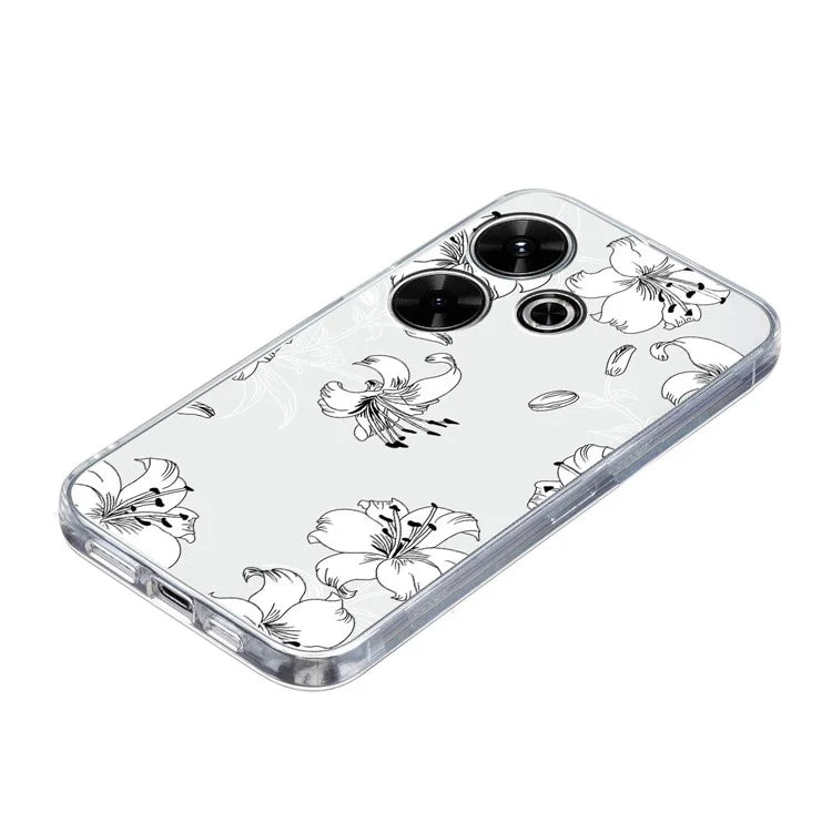 For Xiaomi Redmi 13 4G Case Flexible TPU Mobile Phone Cover Pattern Printing