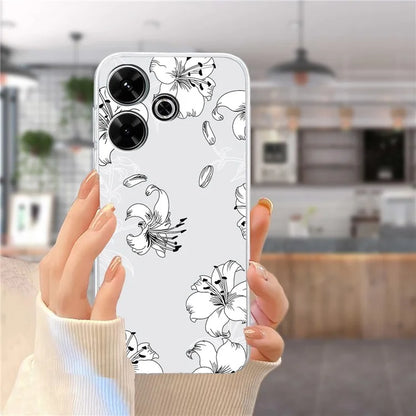 For Xiaomi Redmi 13 4G Case Flexible TPU Mobile Phone Cover Pattern Printing